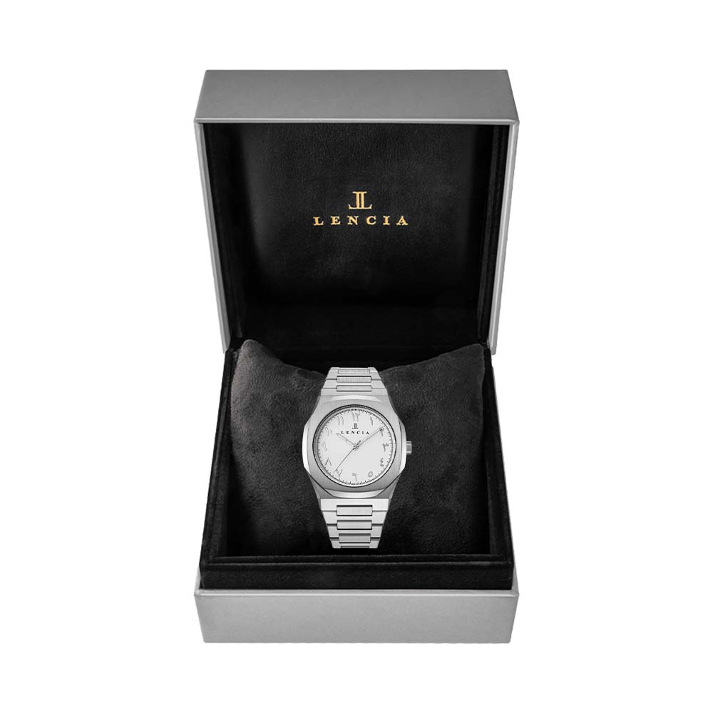 Lencia Men's Stainless Steel Analog Watch LC1015C1 - Image 2