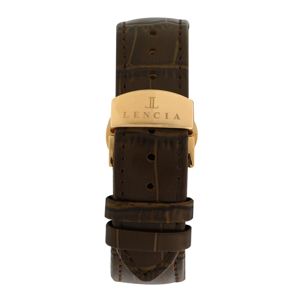 Lencia Leather Men Analog Watch-LC7374B - Image 2