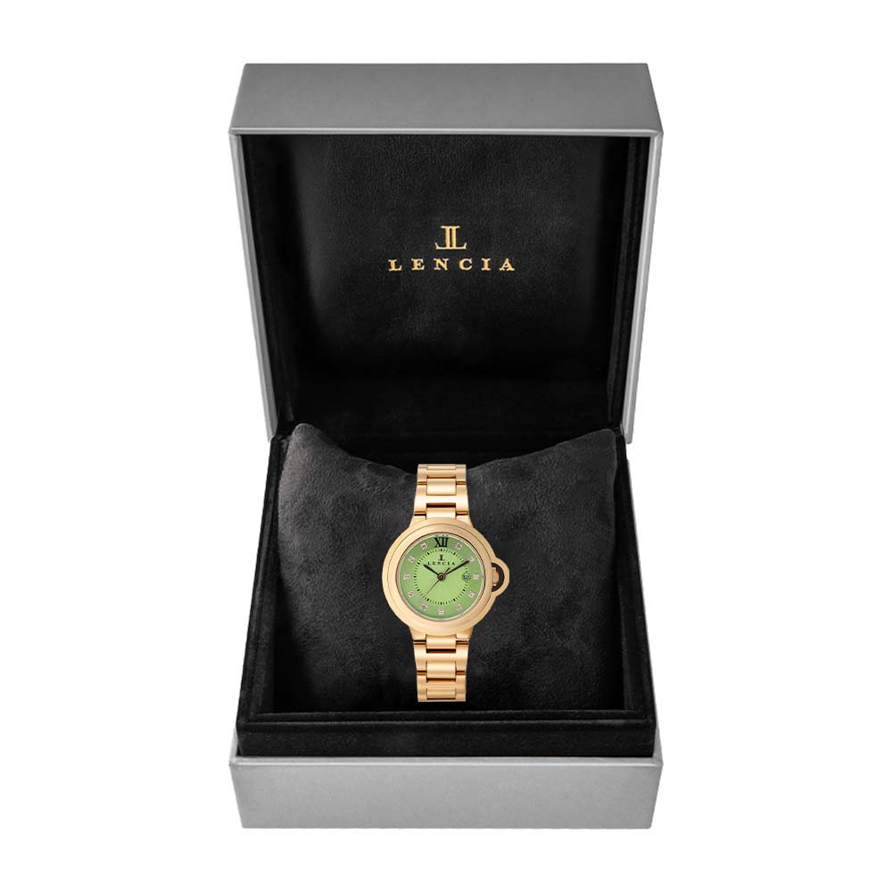 Lencia Women's Stainless Steel Analog Watch LC7174P - Image 4