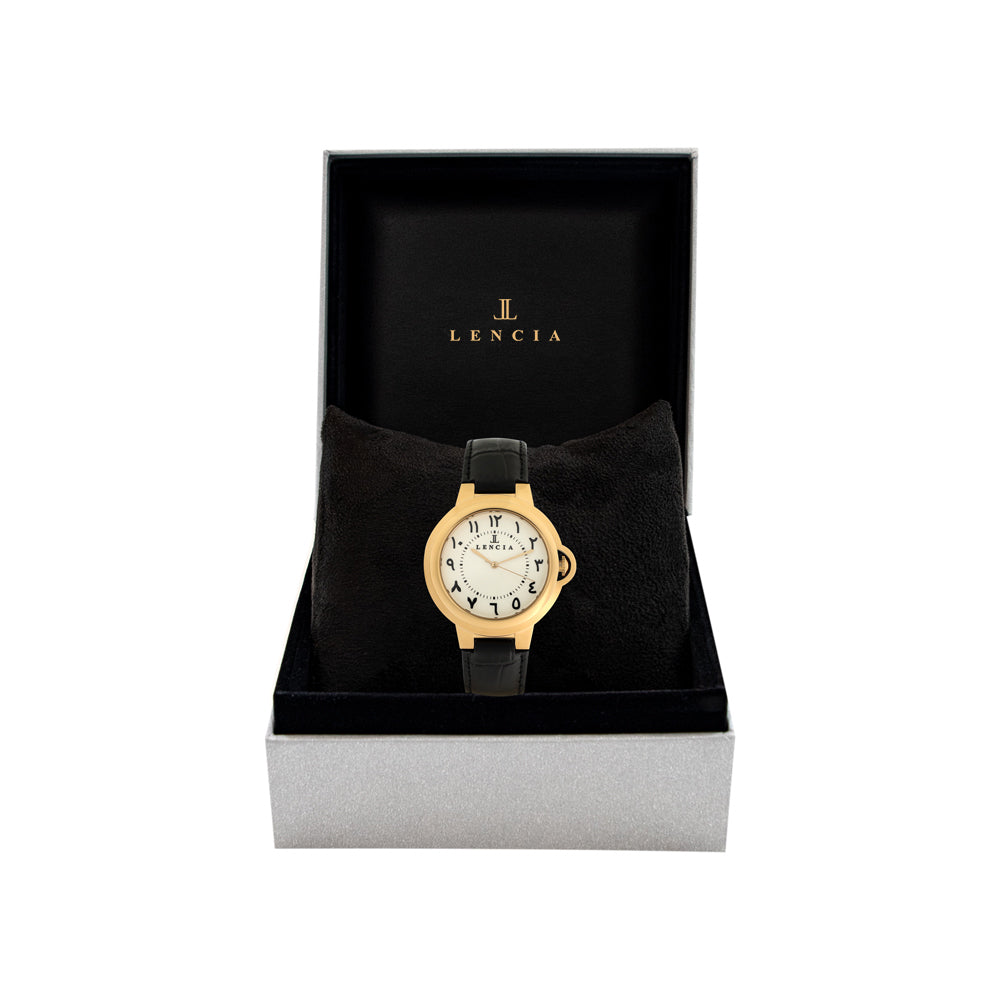 Lencia Genuine Leather Men Analog Watch - LC7374D - Image 4