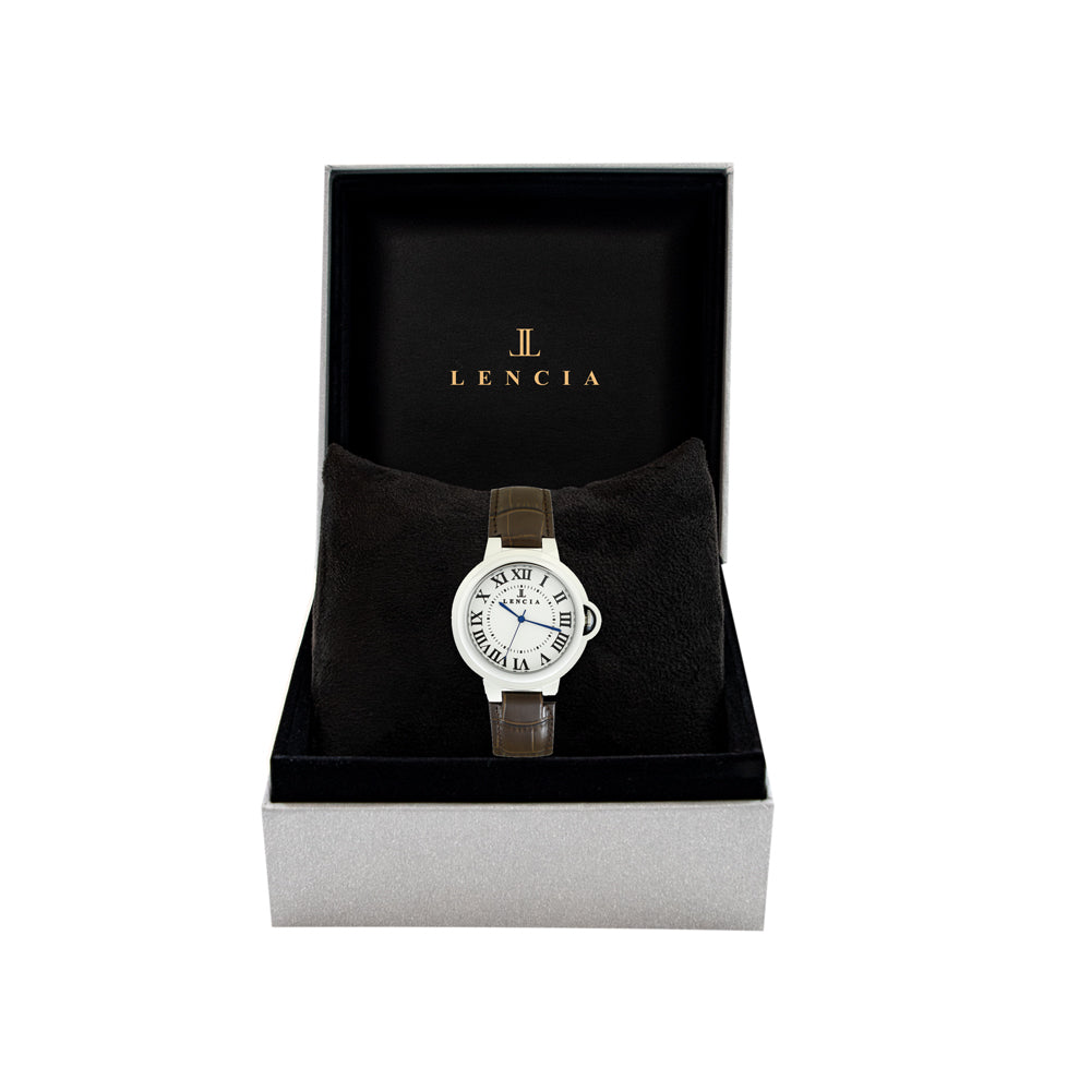 Lencia Leather Men Analog Watch-LC7374B - Image 11