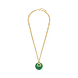 Aigner Avena Gold Malachite Necklace ARJLN0000222