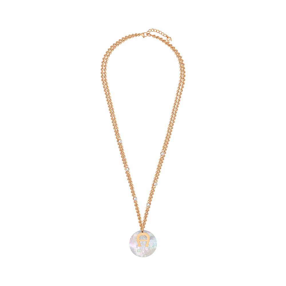 Aigner Avena Rose Gold Mother of Pearl Necklace ARJLN0000203