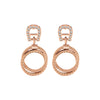 Aigner Circular Drop Gold Earrings ARJLE2101905