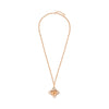Aigner Flora Pink Brass Necklace ARJLN0003823
