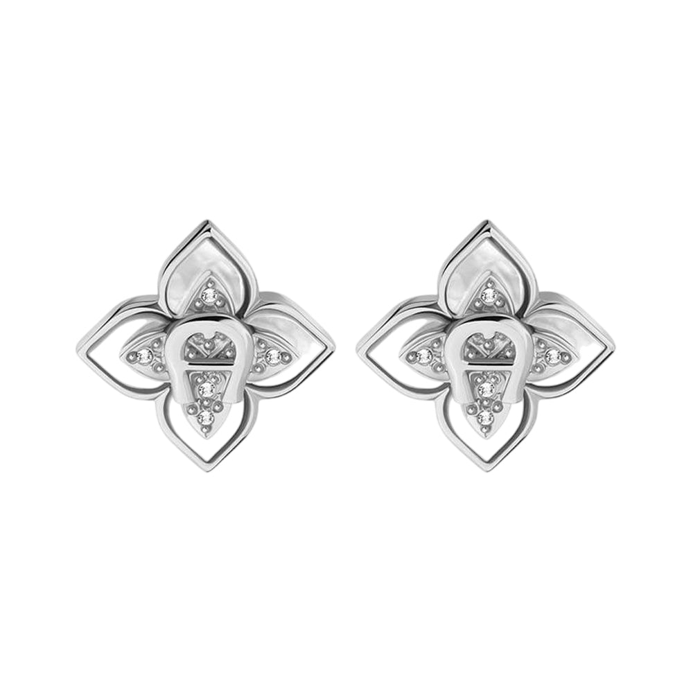Aigner Flora Silver Toned Brass Earrings - ARJLE0003811