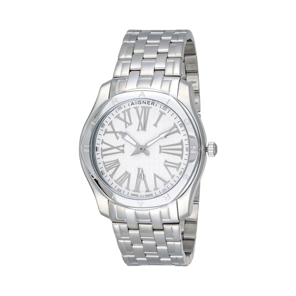 Aigner Men Watch Silver Stainless Steel White Dial - A42106