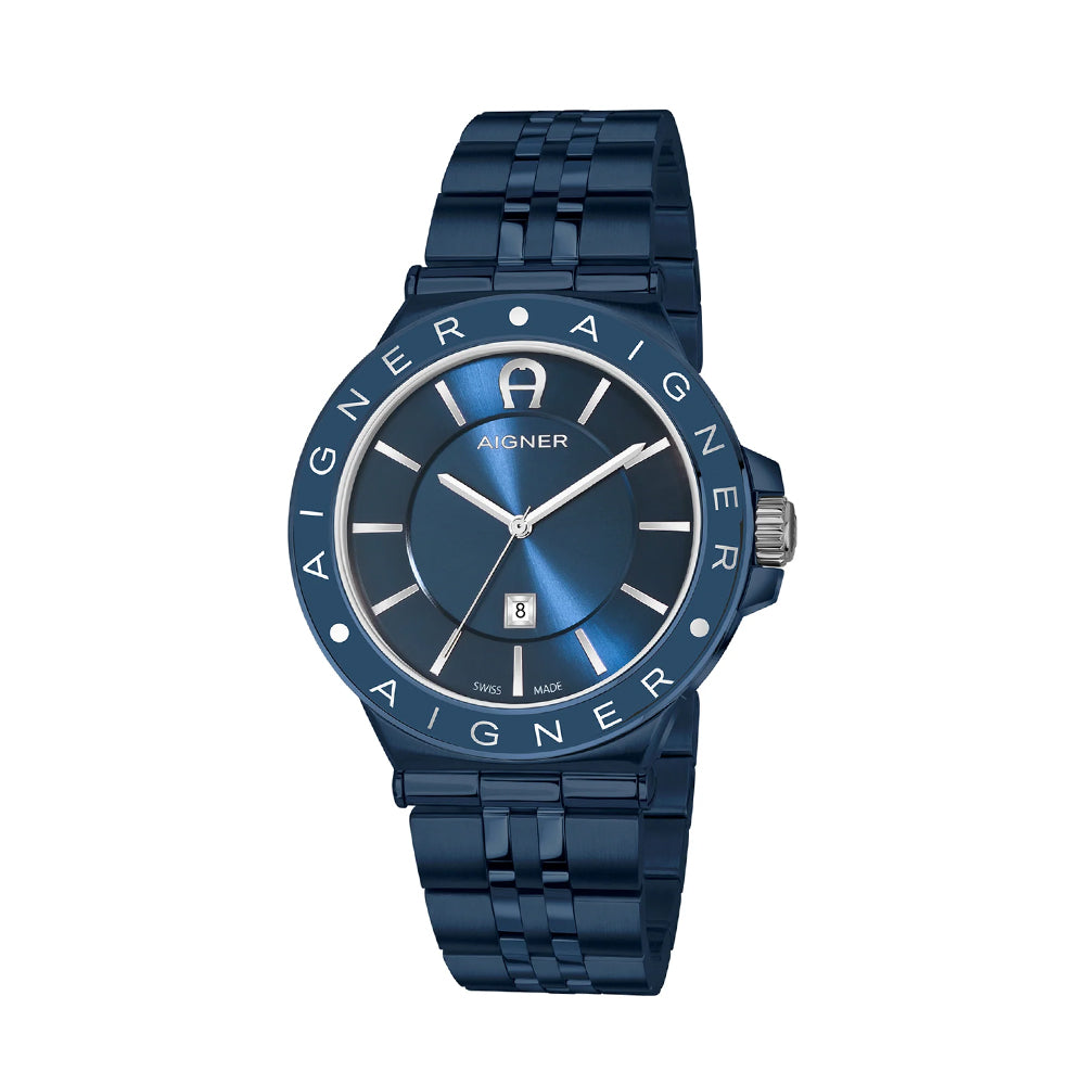 Aigner Mens Quartz Stainless Steel Watch A141106