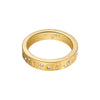 Aigner Santina Gold-Toned Steel Women's Ring Size 54 - ARJLF0005112