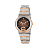 Aigner Taviano Women Brown Dial Silver Rose Gold Watch ARWLG0000703