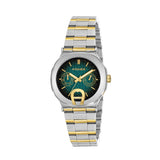 Aigner Taviano Women's Green Dial Silver Gold Watch ARWLG0000702