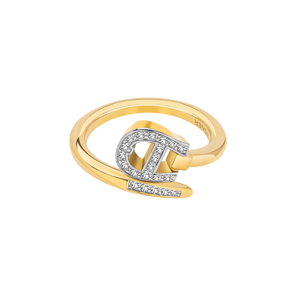 Aigner Vite Women's Gold Ring ARJLF2202332 - Image 3