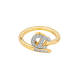 Aigner Vite Women's Gold Ring ARJLF2202332 - Image 3