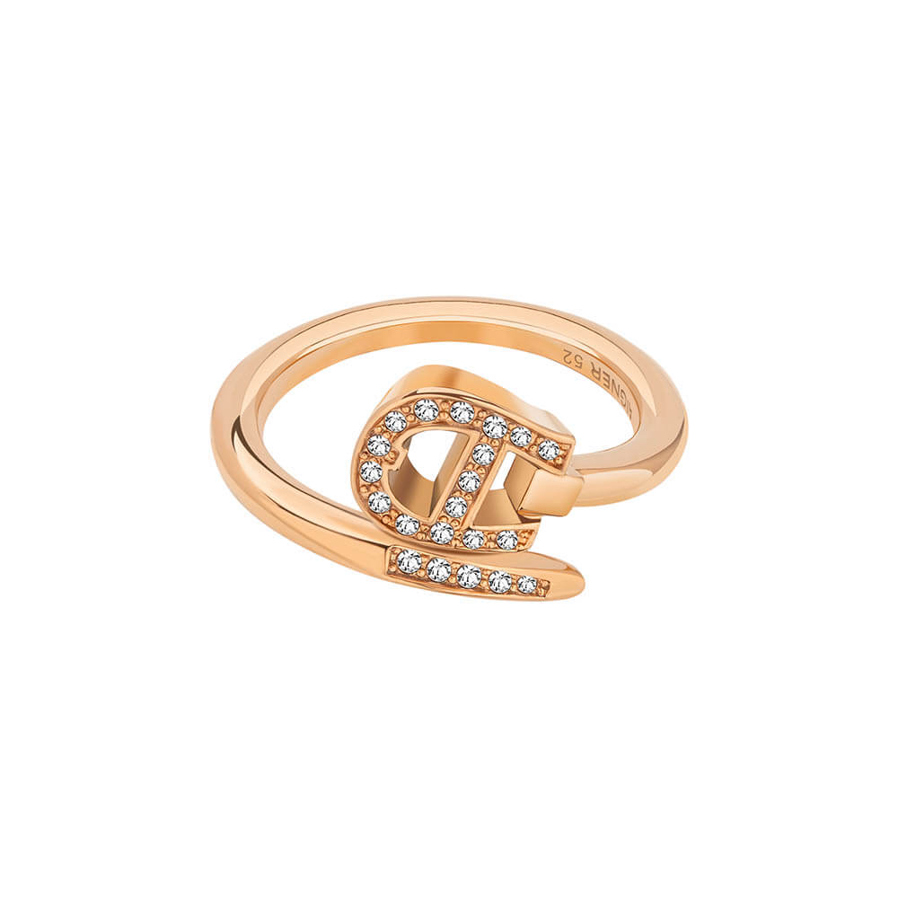 Aigner Vite Women's Rose Gold Ring ARJLF2202303 - Image 3
