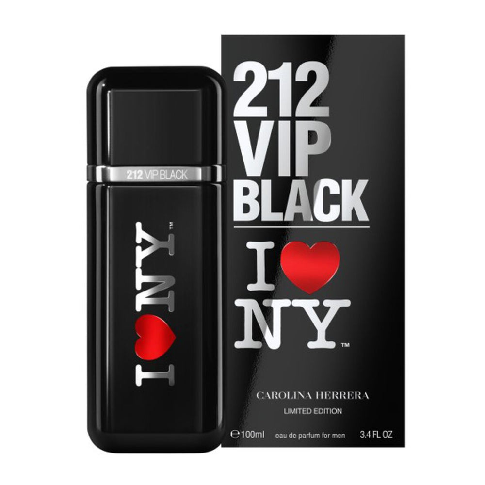 Carolina Herrera 212 Vip Black I Love NY EDP For Men 100ml - Image 2