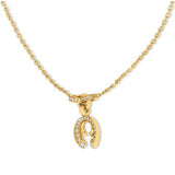 Cerruti 1881 Amalia Gold Double C Pendant Necklace For Women CIJLN0012901 - Image 3