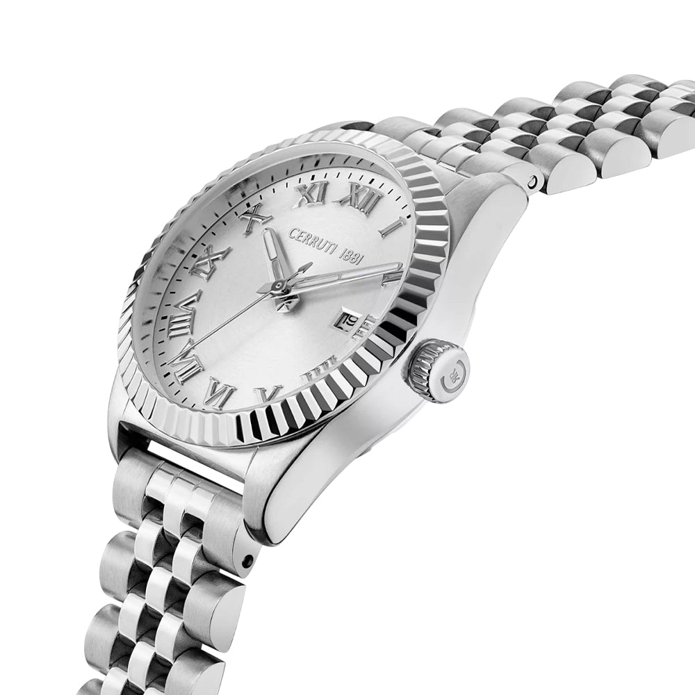 CERRUTI 1881 Baccio Women's Silver Dial Gold Watch CIWLH2116508 - Image 2