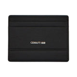 CERRUTI 1881 Black Calf Leather Card Holder - CEPU04937M BLA