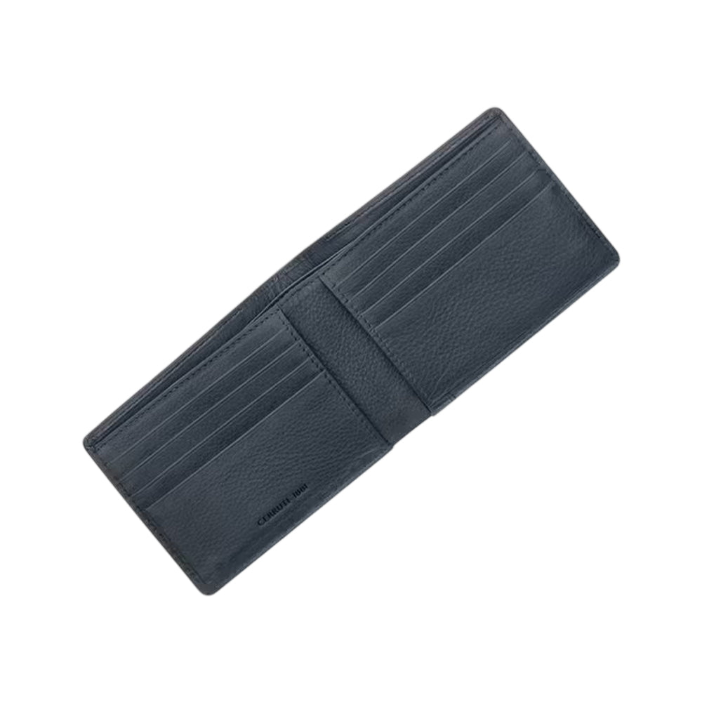 CERRUTI 1881 Blue Genuine Leather Bifold Wallet - CEPU06296S-BLU - Image 3