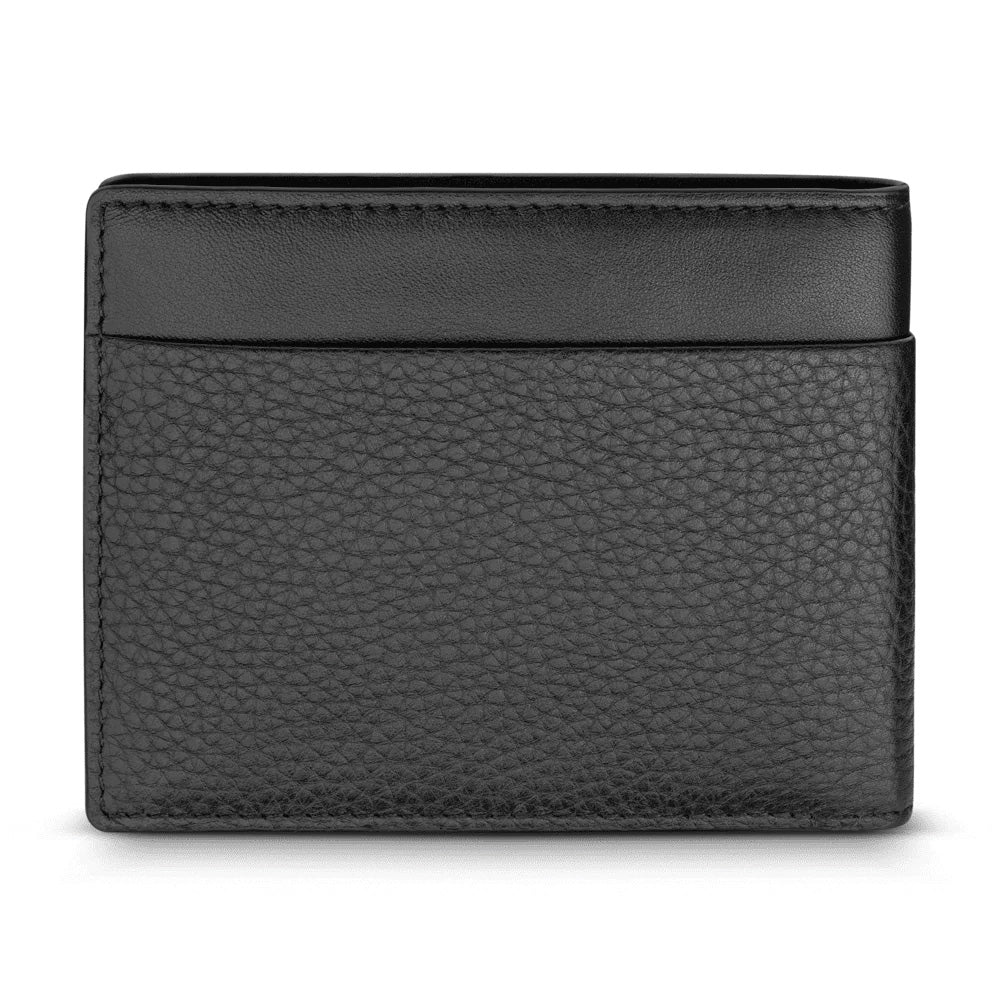 Cerruti 1881 Cannes Black Genuine Leather Bifold Mens Wallet CEPU06856M BLK - Image 3