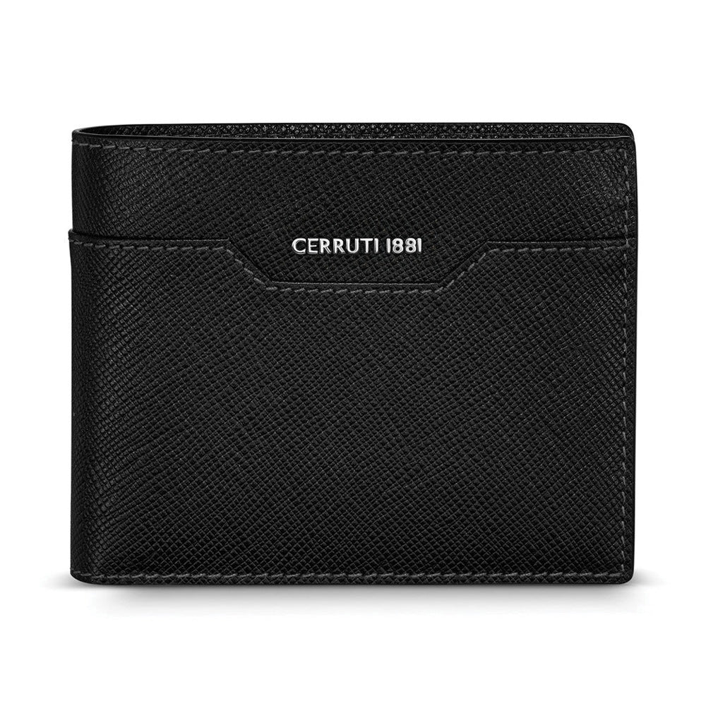 Cerruti 1881 Croce Black Leather Mens Wallet CEPU07288M BLA