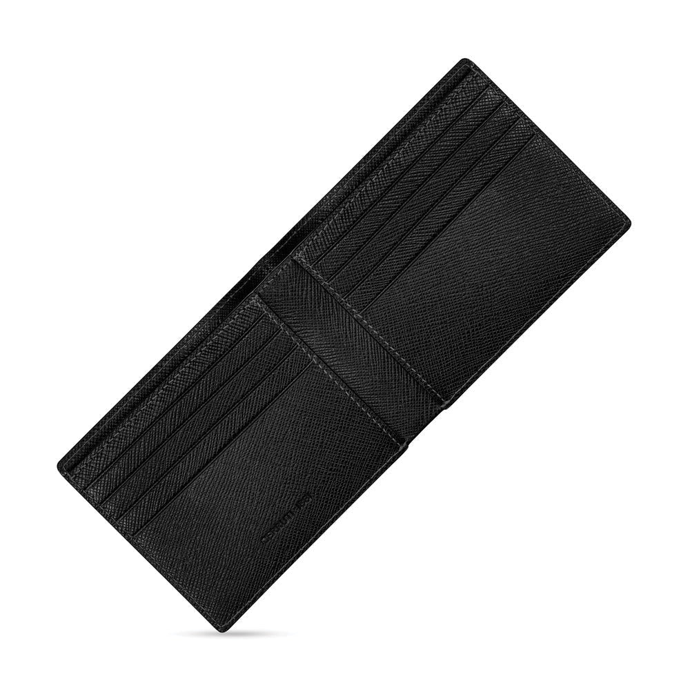 Cerruti 1881 Croce Black Leather Mens Wallet CEPU07288M BLA - Image 2