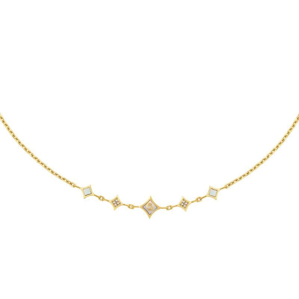 Cerruti 1881 Francesca Gold Multi Motif Charm Necklace For Women CIJLN0013301