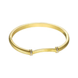 CERRUTI 1881 Matilde Gold-Plated Bangle with Crystals for Women CIJLG0014201