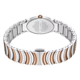 Cerruti 1881 Norcia White Mother Of Pearl Dial Two Tone Oval Watch For Women CIWLG0072509 - Image 3