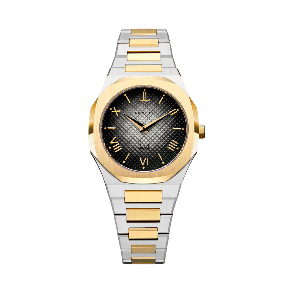 Chisel Contrast Watch by Lencia LC0015K - Image 3