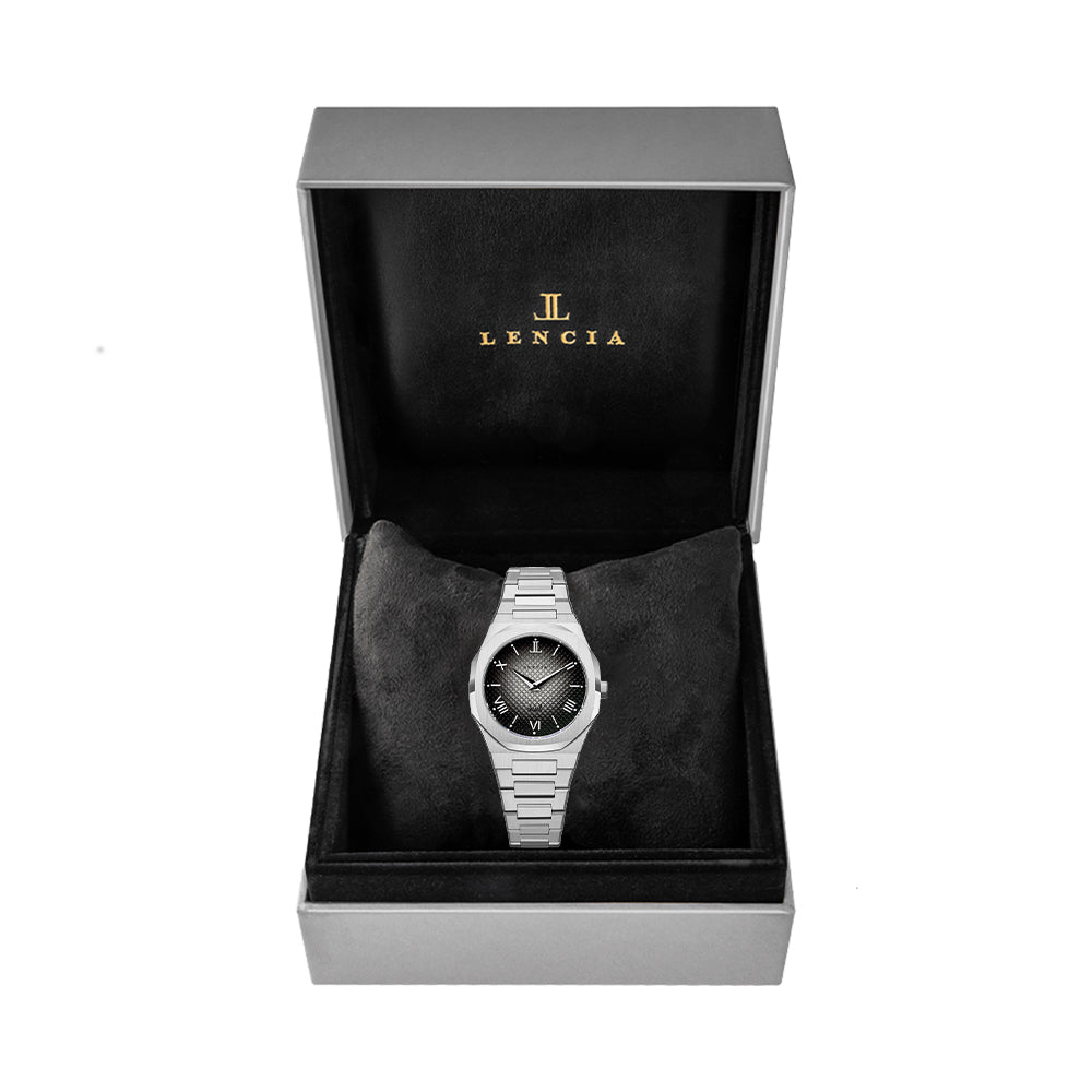 Chisel Contrast Watch by Lencia LC0015K - Image 5