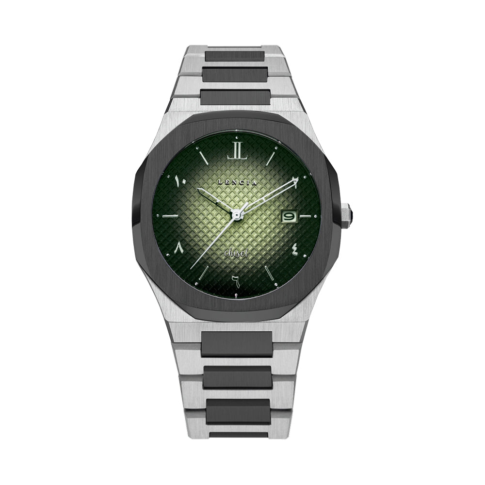 Chisel Contrast Chrono Watch by Lencia LC1015D - Image 3