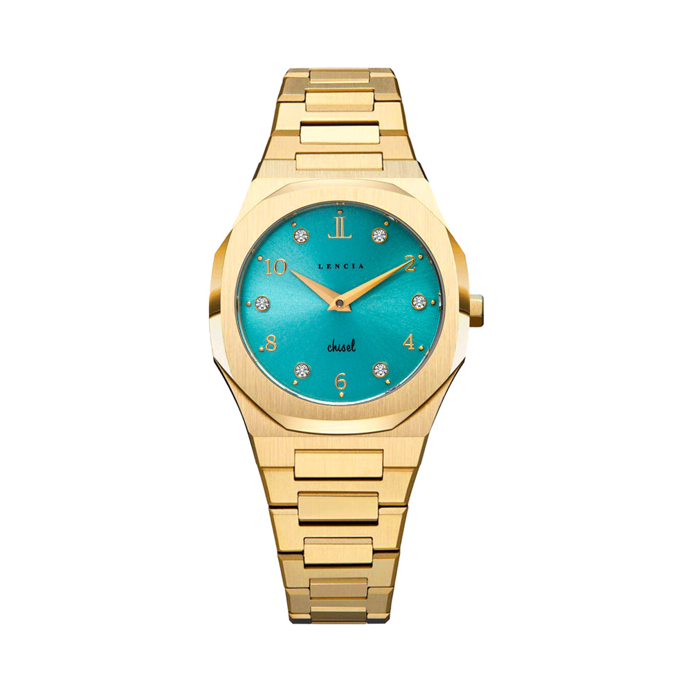 Chisel Noir Watch by Lencia LC0015M - Image 2