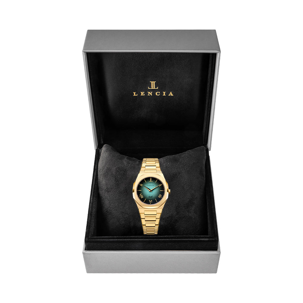 Chisel Contrast Watch by Lencia LC0015K - Image 6