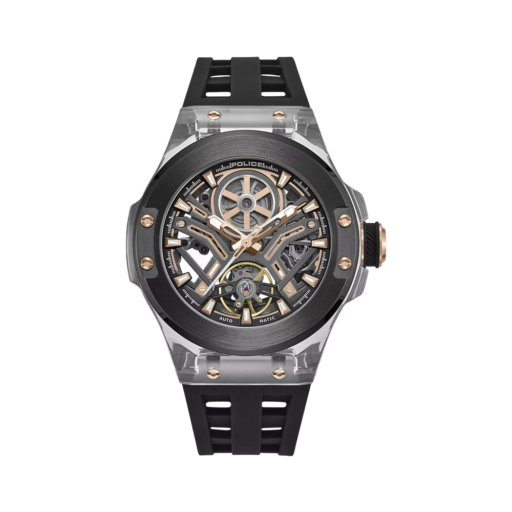 Cyclone Skeleton Police Mens Watch PEWGR0082202