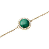 Daniel Wellington Audrey Bracelet Malachite Gold DW00401425 - Image 2