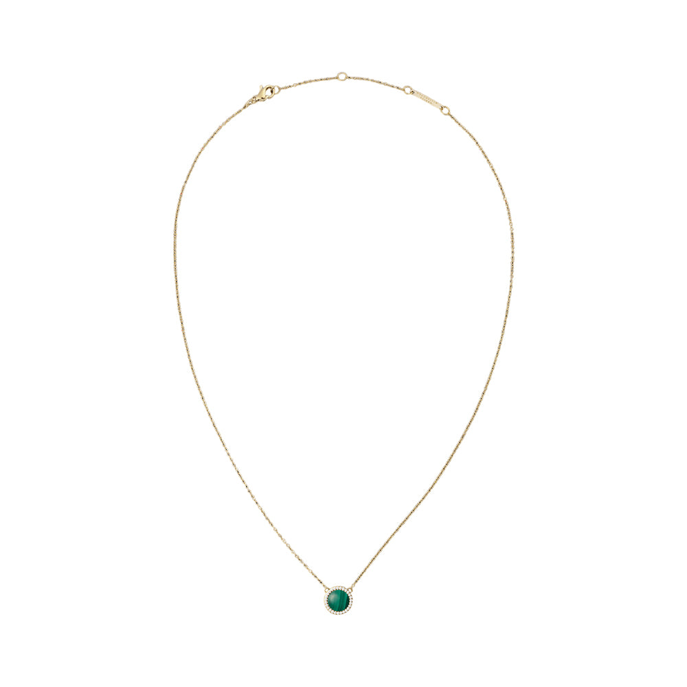 Daniel Wellington Audrey Necklace Malachite Gold DW00401443