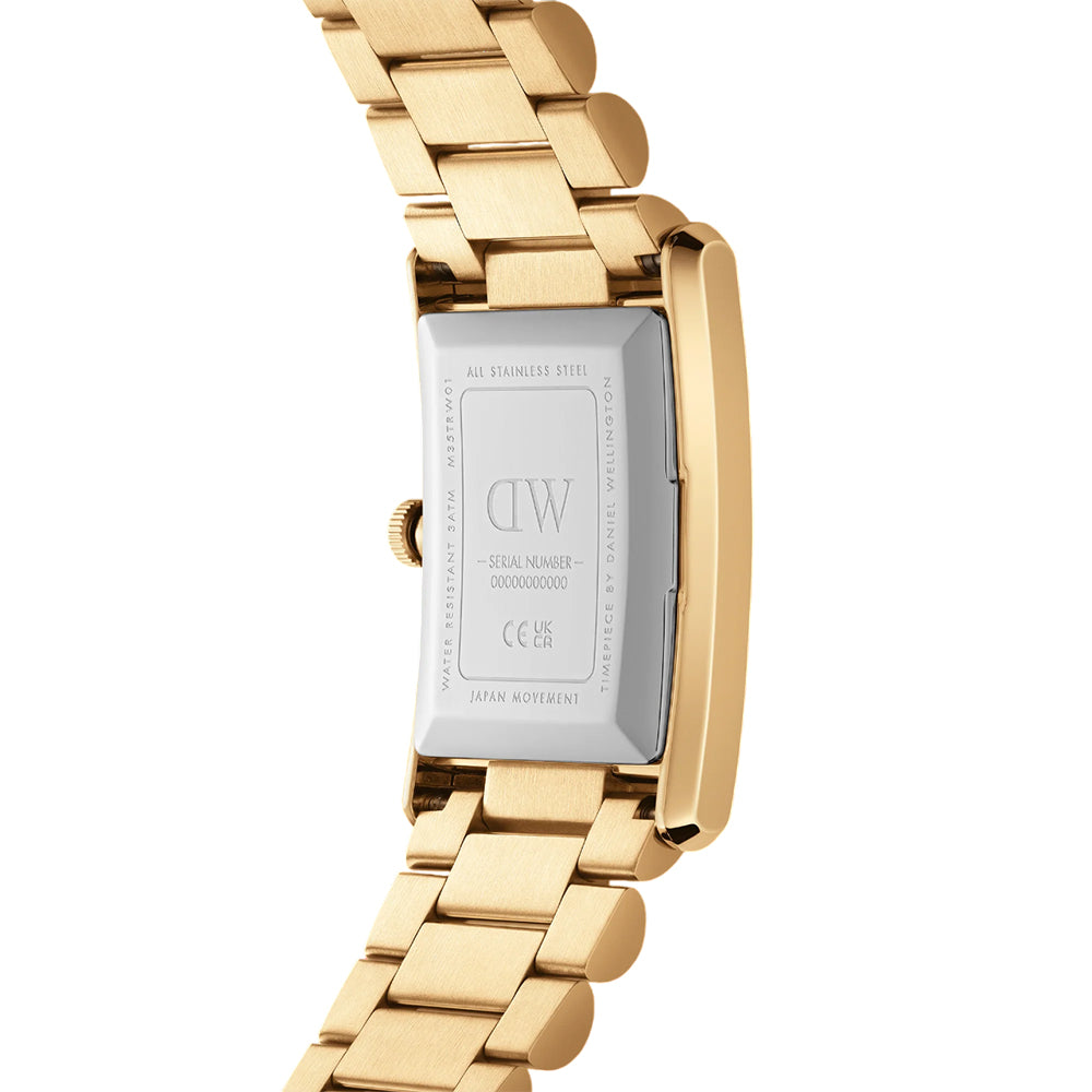Daniel Wellington Bound White Dial Gold 3-Link Watch DW00100703 - Image 3