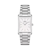 Daniel Wellington Bound White Dial Silver 3-Link Watch DW00100701