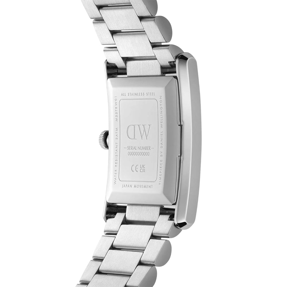 Daniel Wellington Bound White Dial Silver 3-Link Watch DW00100701 - Image 3