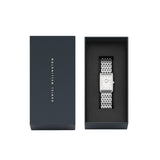 Daniel Wellington Bound White Dial Silver 9-Link Watch DW00100706 - Image 5