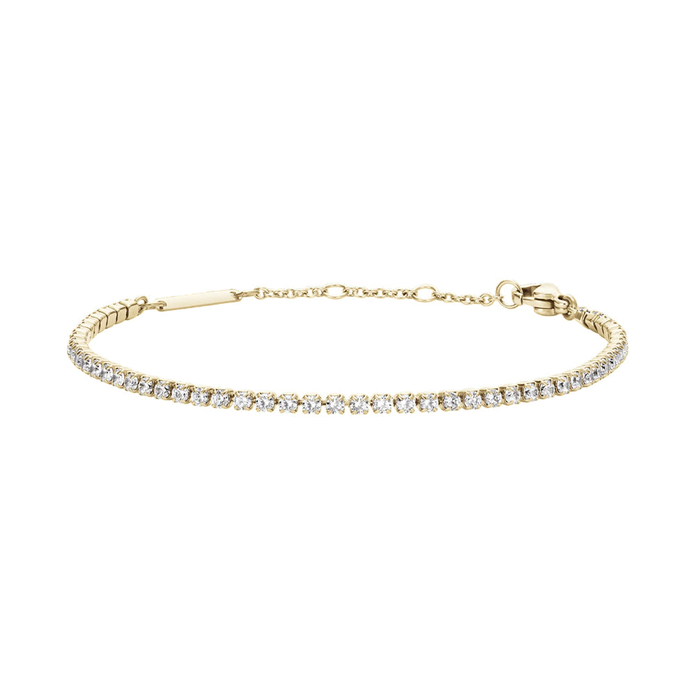 Daniel Wellington Classic Tennis Gold Stainless Steel Bracelet for Women DW00400388
