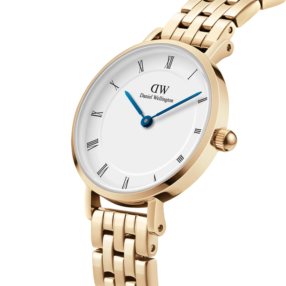 Daniel Wellington Petite Roman Numerals White Dial Gold Watch DW00100682 - Image 2