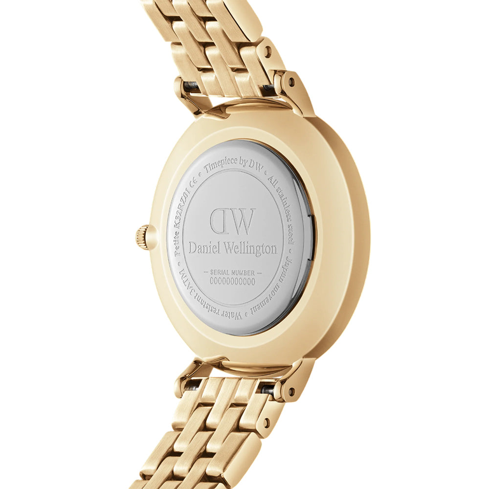Daniel Wellington Petite Roman Numerals White Dial Gold Watch DW00100682 - Image 3