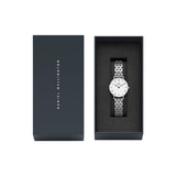 Daniel Wellington Petite Roman Numerals White Dial Silver Watch DW00100685 - Image 4