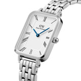 Daniel Wellington Quadro Roman Numerals White Dial Silver Watch DW00100691 - Image 2