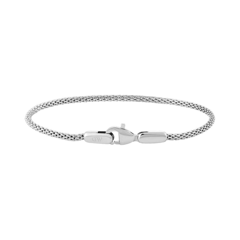 Daniel Wellington Tide Mesh Silver Stainless Steel Bracelet for Women DW00400678