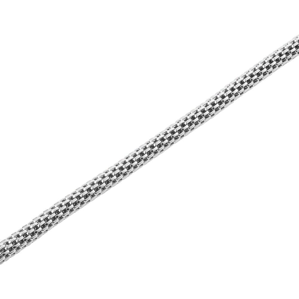 Daniel Wellington Tide Mesh Sterling Silver Stainless Steel Bracelet for Women DW00400691 - Image 3