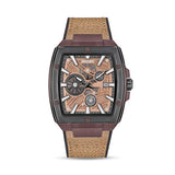 Ducati Automatic Black Dial Leather Strap Watch For Men DTWGB0000702