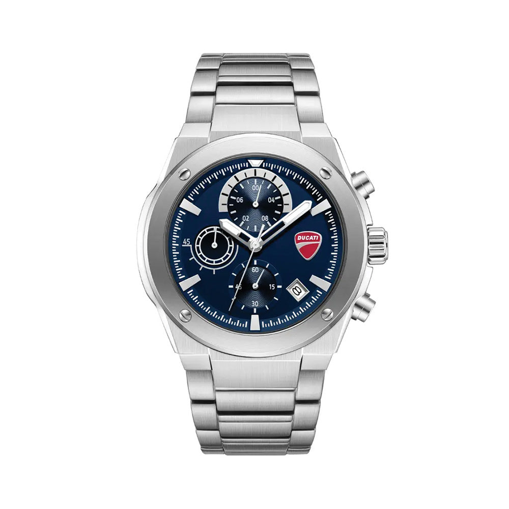 Ducati Blue Dial Stainless Steel Bracelet Watch For Men DTWGI0003102
